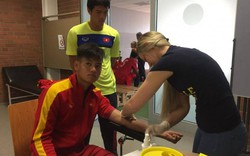 U20 Việt Nam toát mồ hôi sau hơn 4 giờ kiểm tra y tế