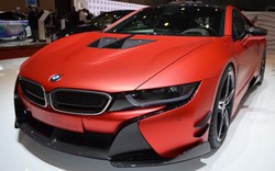 BMW i8 lạ mắt trong bộ cánh đỏ đầy chất chơi