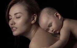 Hai mẹ con Hồng Quế đẹp ngỡ ngàng khi chụp ảnh khỏa thân