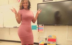 Nữ giáo viên Mỹ gây tranh cãi vì mặc váy quá bó đi dạy