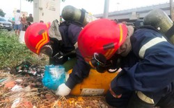 TP.HCM: Truy tìm “thủ phạm” vứt 2 bình thép nghi chứa khí lỏng cực độc
