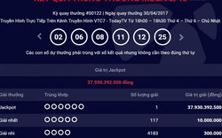 Kết quả Vietlott ngày 30.4: Tìm ra chủ nhân giải Jackpot 37 tỷ đồng