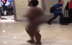 Người phụ nữ Mỹ khỏa thân đi khắp sân bay la hét