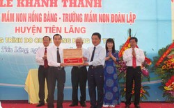 Quận Hồng Bàng chung tay xây dựng NTM: Khánh thành công trình trường mầm non xã Đoàn Lập