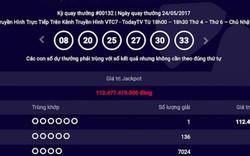 Chính thức: Toàn bộ vé Vietlott "bao lô" đều "lọt khe" jackpot 112 tỉ