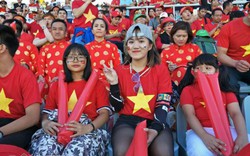 Dàn CĐV “thổi lửa” cho U20 Việt Nam tại Cheonan