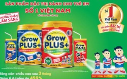 GrowPLUS+ của NutiFood là sản phẩm đặc trị đứng số 1 Việt Nam