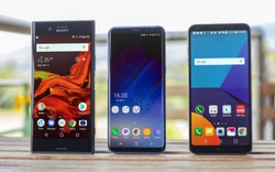 Tam tấu Galaxy S8, LG G6 và Sony Xperia XZ Premium đọ sức