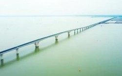 Cầu vượt biển dài nhất Việt Nam dần hình thành