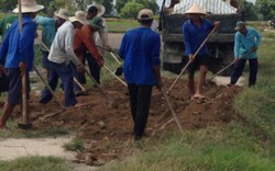 An Giang: Bà con Khmer hiến đất làm đường