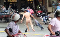 Người đàn ông không mảnh vải che thân “làm loạn” trên phố SG