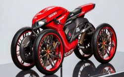 Ducati đang phát triển môtô 4 bánh độc lạ?