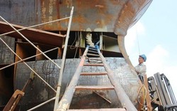 “Mục sở thị” bên trong xí nghiệp đóng tàu 67... hỏng cho ngư dân
