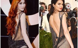 "Soi" 2 chiếc váy gây bão của Khánh My và hotgirl Kendall Jenner