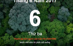 Ngày âm lịch hôm nay: ngày 6.6.2017 dương lịch