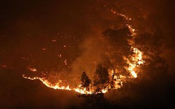 Hiện trường vụ cháy rừng lớn nhất lịch sử ở Sóc Sơn