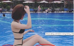 Diệp Lâm Anh diện bikini bốc lửa nhưng vẫn bị dân mạng "bóc mẽ"