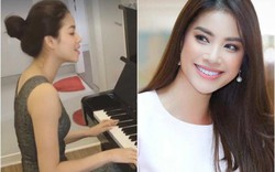 Khó tin Phạm Hương vừa tập đàn đã đăng clip đàn, hát ngọt "gây mê"