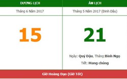 Âm lịch hôm nay (15.6): Những việc không nên làm?