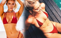 Bồ đẹp của siêu sao Liverpool mê bikini chỉ đủ che "chỗ hiểm"