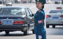 Hình ảnh những nữ cảnh sát xinh đẹp ở đất nước bí ẩn Triều Tiên