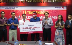 Vietlott trao giải Jackpot 21 tỷ cho khách hàng tới từ Hà Nội