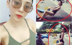 "Đứng hình" vì Tóc Tiên diện bikini táo bạo chơi trò "sửu nhi"