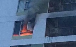 Cháy tại chung cư Parc Spring ở Sài Gòn, nhiều người tháo chạy