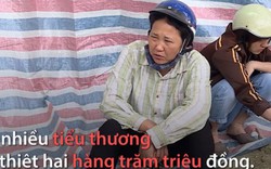 Clip: Tiểu thương thiệt hại nặng sau vụ cháy chợ ở Hà Nội