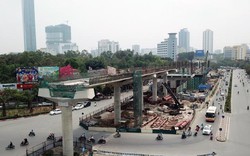 Cảnh quan mới lạ hai bên tuyến metro đầu tiên của Hà Nội