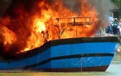 Cà Mau: Cháy tàu cá trên biển, thiệt hại hơn 2 tỷ đồng
