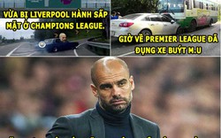 ẢNH CHẾ BÓNG ĐÁ (7.4): Guardiola “hụt hơi”, Man City “chơi bẩn”