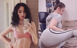 "Sốt" clip Angela Phương Trinh hé lộ cách giúp vòng ba tròn trĩnh 1m