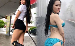 Thời trang nơi công cộng khi đi du lịch của Ngân 98 khiến dân mạng bàn tán