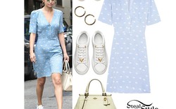 Selena Gomez tuyệt xinh khi mặc váy với giày sneaker