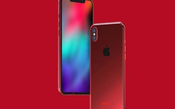 Quá đẹp bản concept iPhone X, iPhone X+ nhuốm màu đỏ rực rỡ