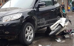 6 người nhập viện sau tai nạn liên hoàn trước cổng BV Bạch Mai