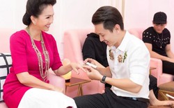 Bất ngờ vợ chồng người mẫu Lê Thuý, Đỗ An chuyển sang làm nail