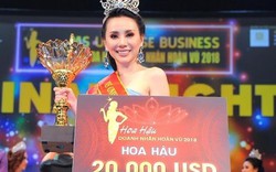 Châu Ngọc Bích đăng quang Hoa hậu Doanh nhân Hoàn vũ 2018 tại Nhật