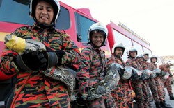 Malaysia: 8 lính cứu hỏa vật lộn với trăn khổng lồ dài 7m suốt một giờ