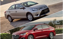 Toyota Vios 1.5G vs Hyundai Accent 1.4AT: "Tân binh" đấu "Vua doanh số"