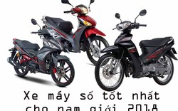 TOP 5 xe máy số tốt nhất cho nam giới trong năm 2018