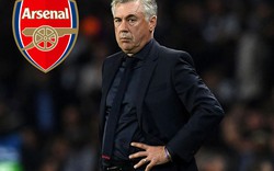 HLV Ancelotti báo tin mừng cho Arsenal