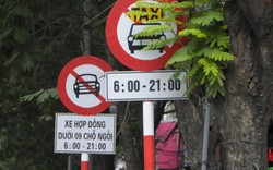 Sở GTVT Hà Nội: "Sẽ không xem xét gỡ biển cấm xe taxi ở 11 tuyến phố"
