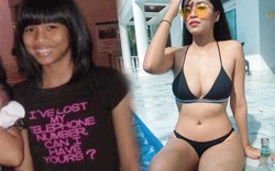 Từ một cô gái đen nhẻm, gầy gò đã "dậy thì" thành hot girl bốc lửa