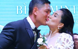 Bình Minh hôn vợ say đắm trong ngày kỷ niệm 10 năm cưới