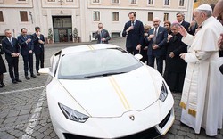 Cơ hội sở hữu Lamborghini Hurcan của Đức Giáo hoàng Francis