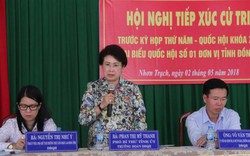 Bà Phan Thị Mỹ Thanh vẫn tiếp xúc cử tri với vai trò trưởng đoàn ĐBQH