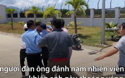 Clip: Tài xế đập phá, đánh nhân viên trạm BOT ở Khánh Hòa