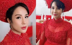 Cô dâu Diệp Lâm Anh lộ vòng 2 "phát tướng" trong lễ vu quy